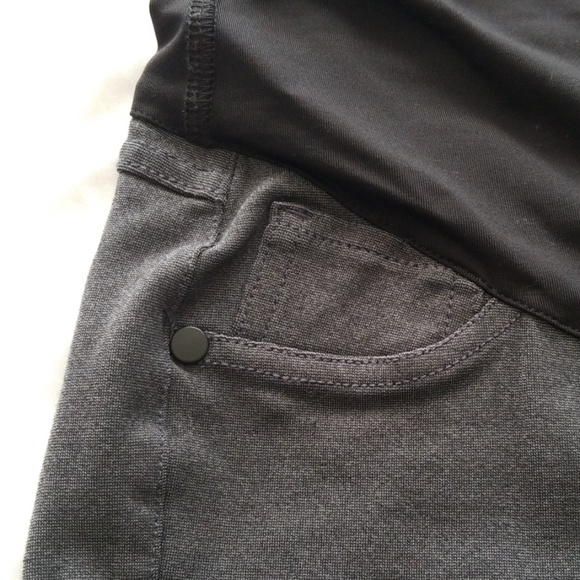 Gray maternity jeggings - Picture 6 of 7